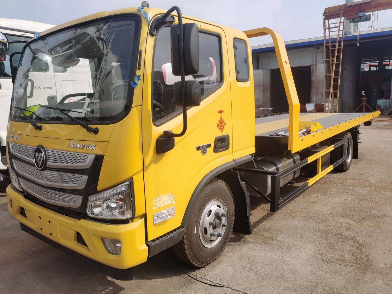 福田8噸板一拖二清障車(chē)(chē)介紹